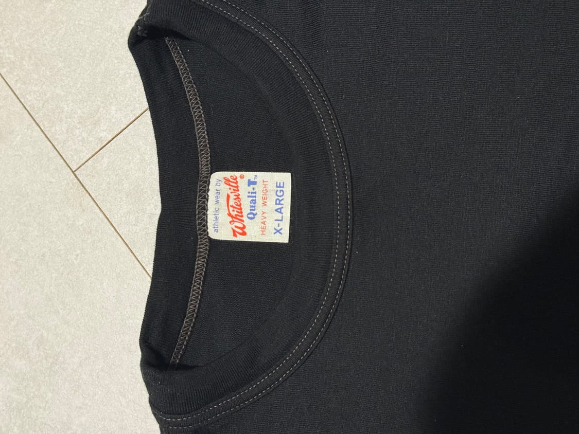 화이츠빌 반팔 티셔츠 블랙 XL 상품이미지6