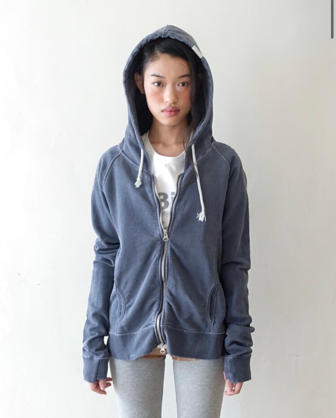 샵페어리 워시드 릴리 후디 washed lily hoodie 상품이미지1