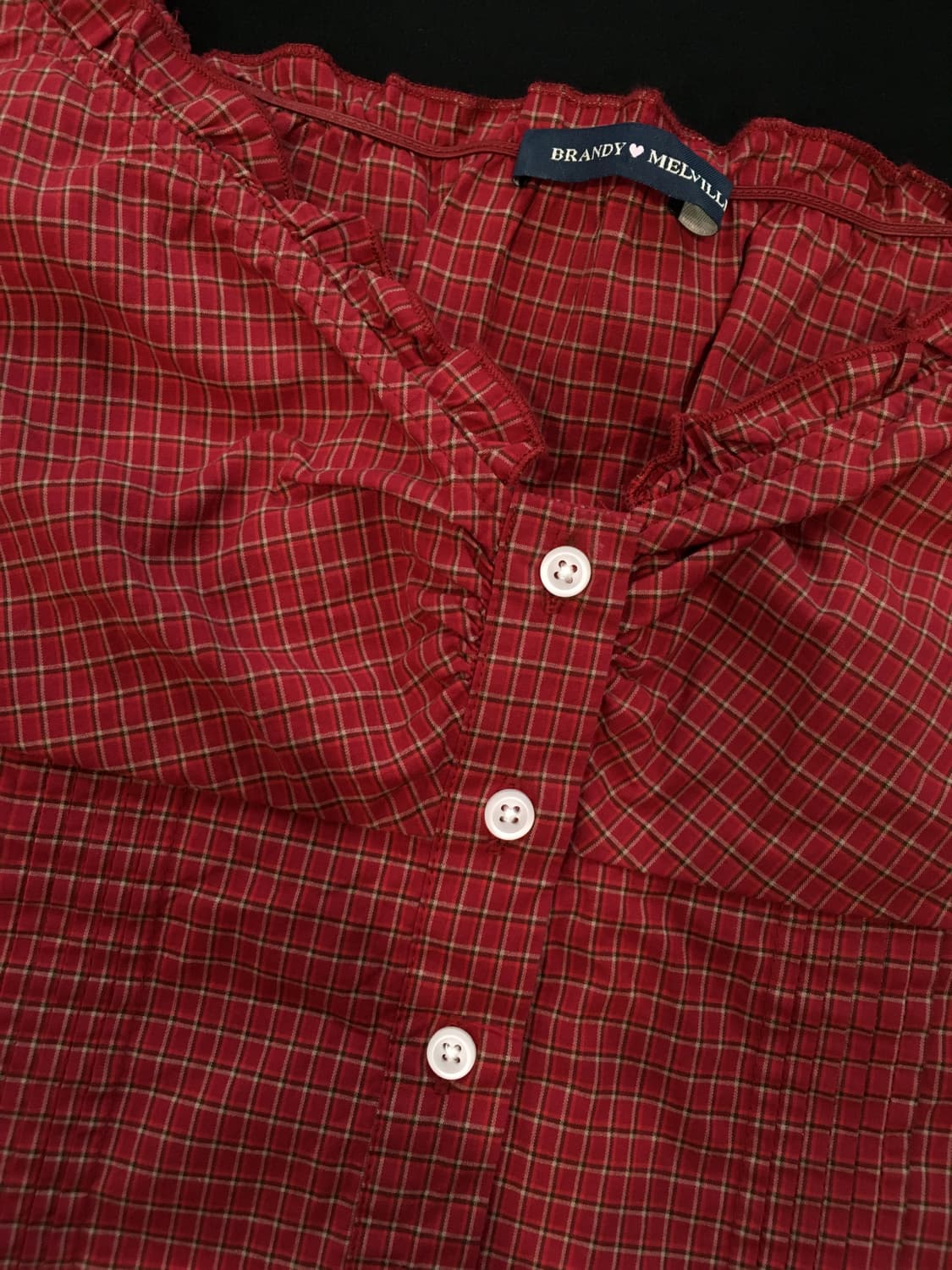 브랜디멜빌 체크 블라우스 상품이미지4