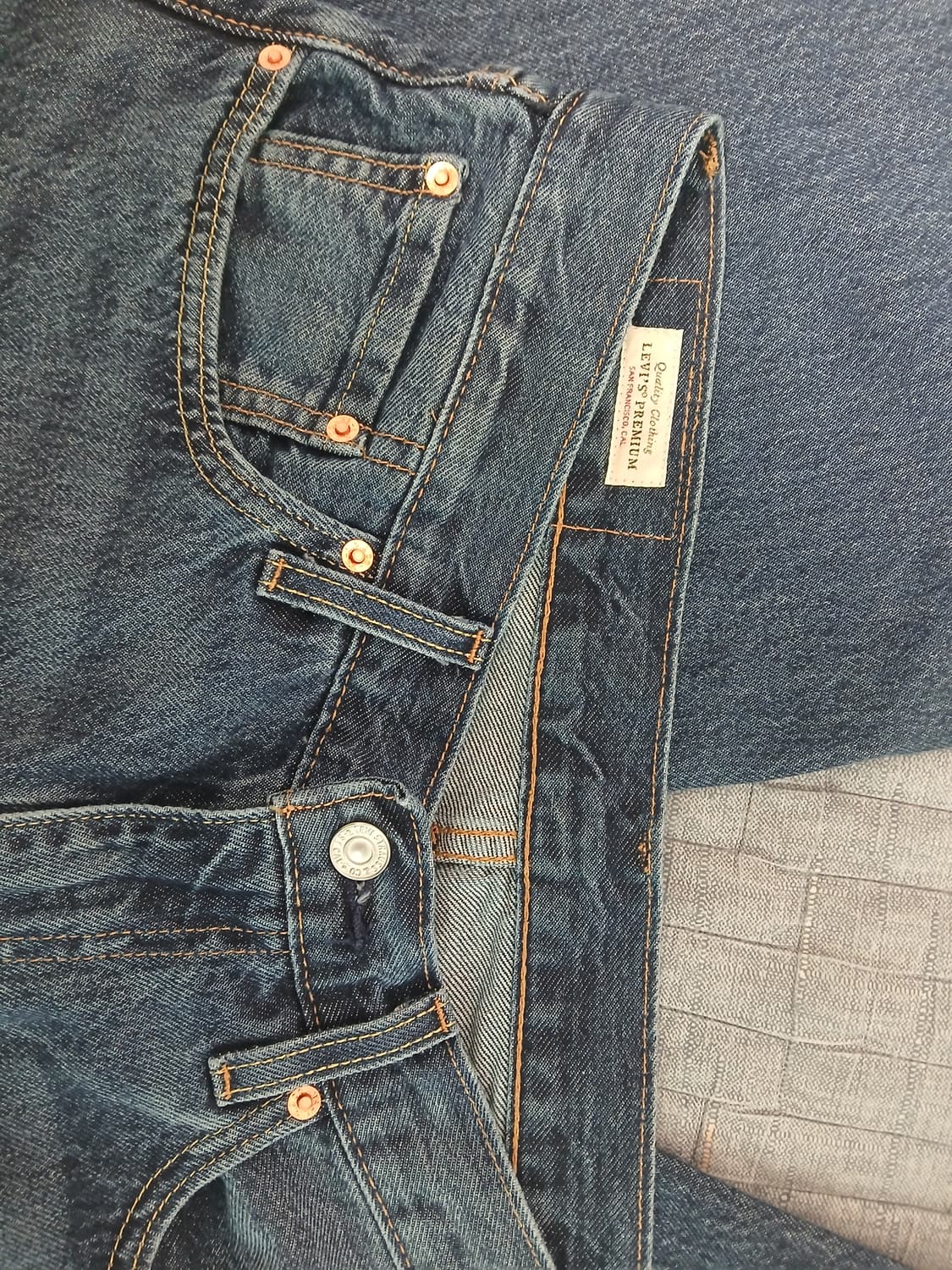 [32]리바이스578 배기진 다크인디고 상품이미지8