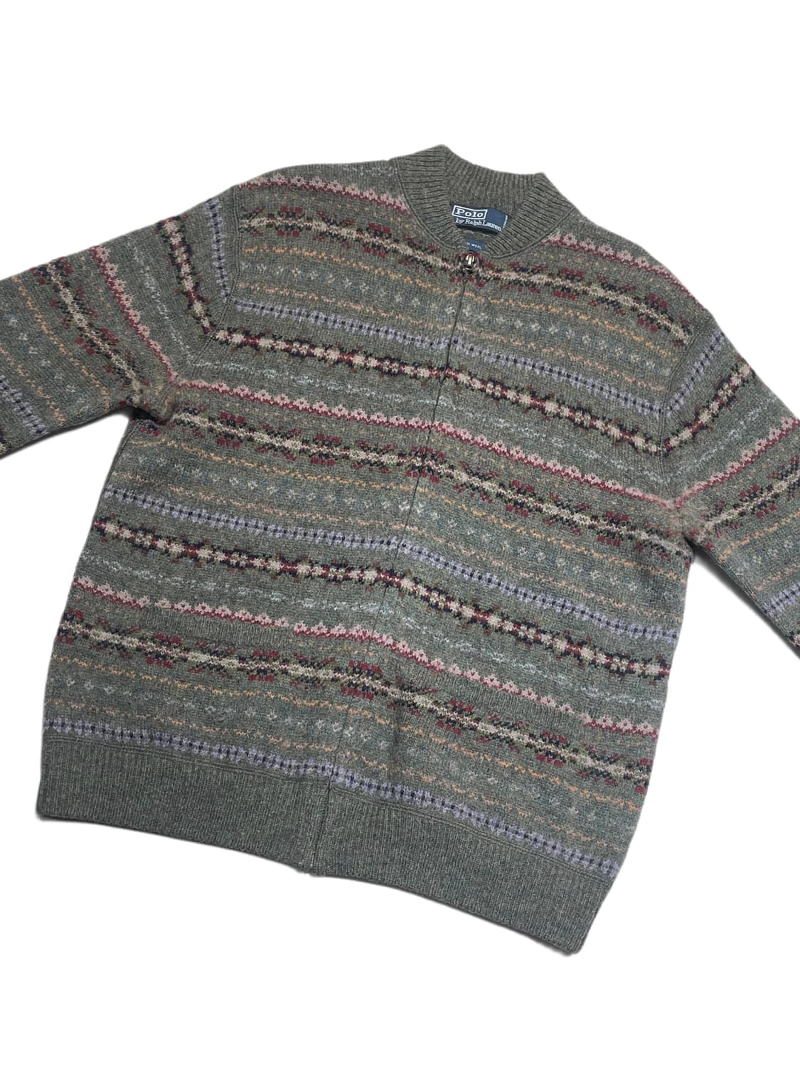 폴로 울 니트집업 상품이미지2