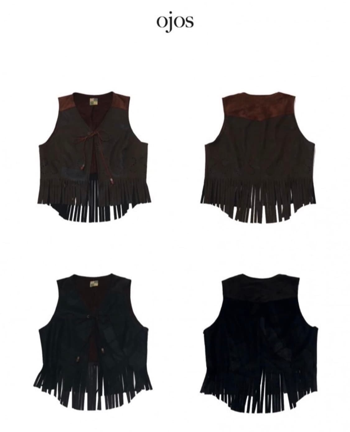 오호스 20fw 패치 비건 레더 셋업 상품이미지3