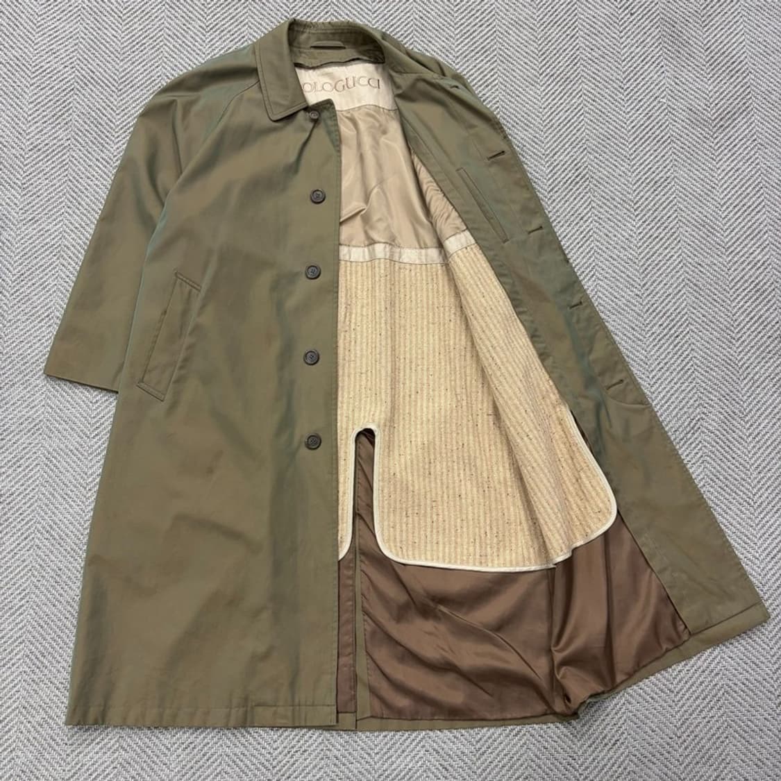 파올로구찌 트렌치 발마칸 코트 v2670 상품이미지5