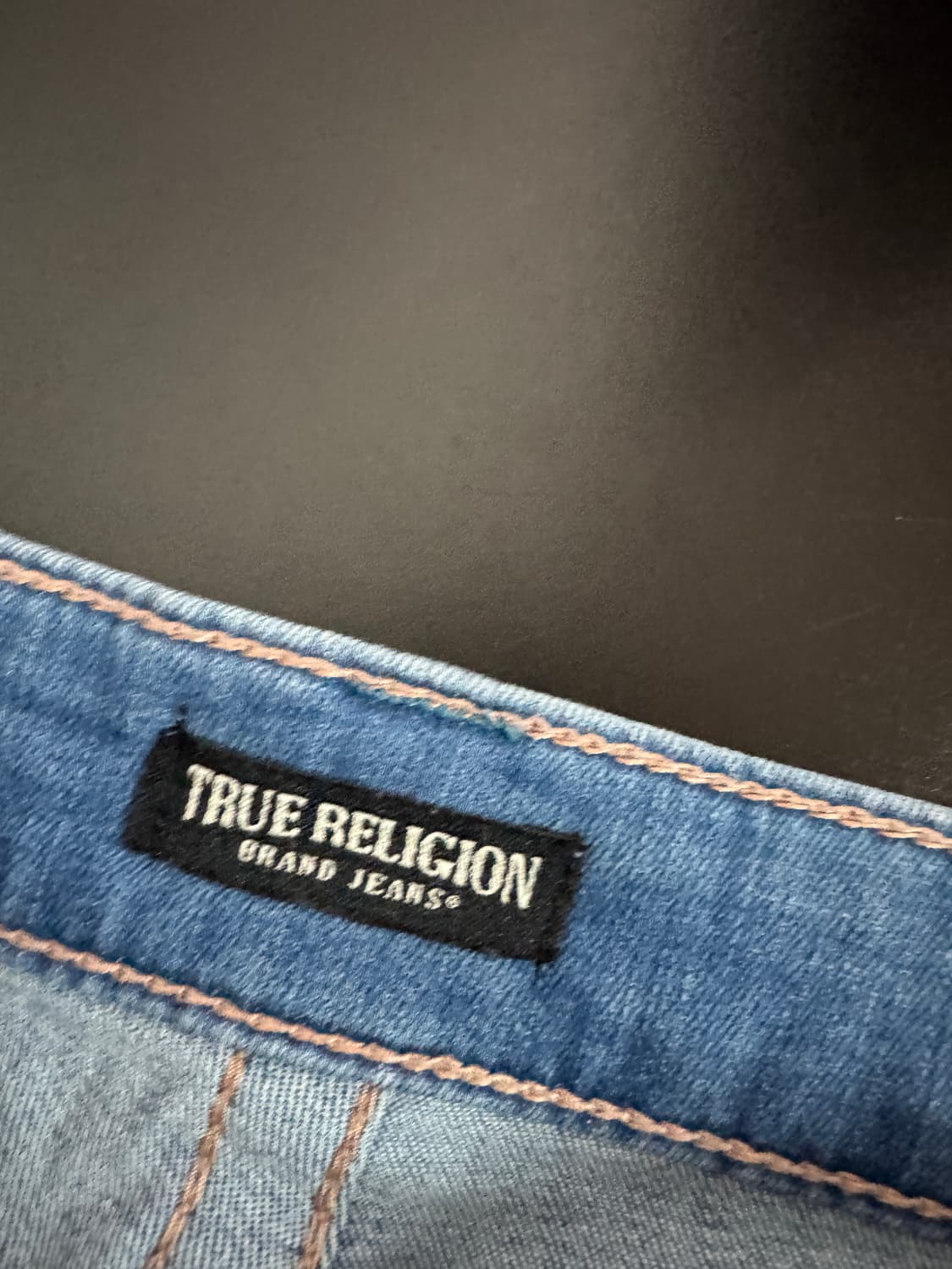 여성 트루릴리전 월드투어 스판 세미 부츠컷 데님팬츠 29.9인치 상품이미지4