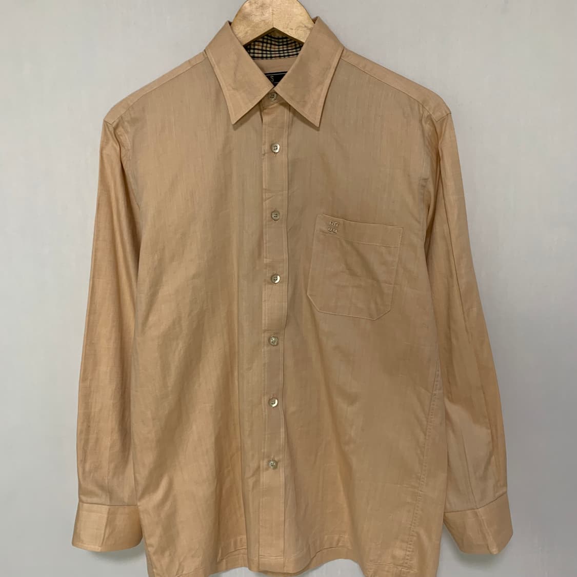 닥스 베이지 빈티지 셔츠 M 남녀공용 상품이미지3