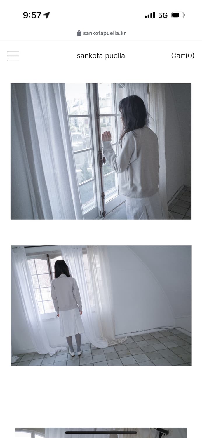 sankofa puella stitched highneck zip-up 상품이미지2
