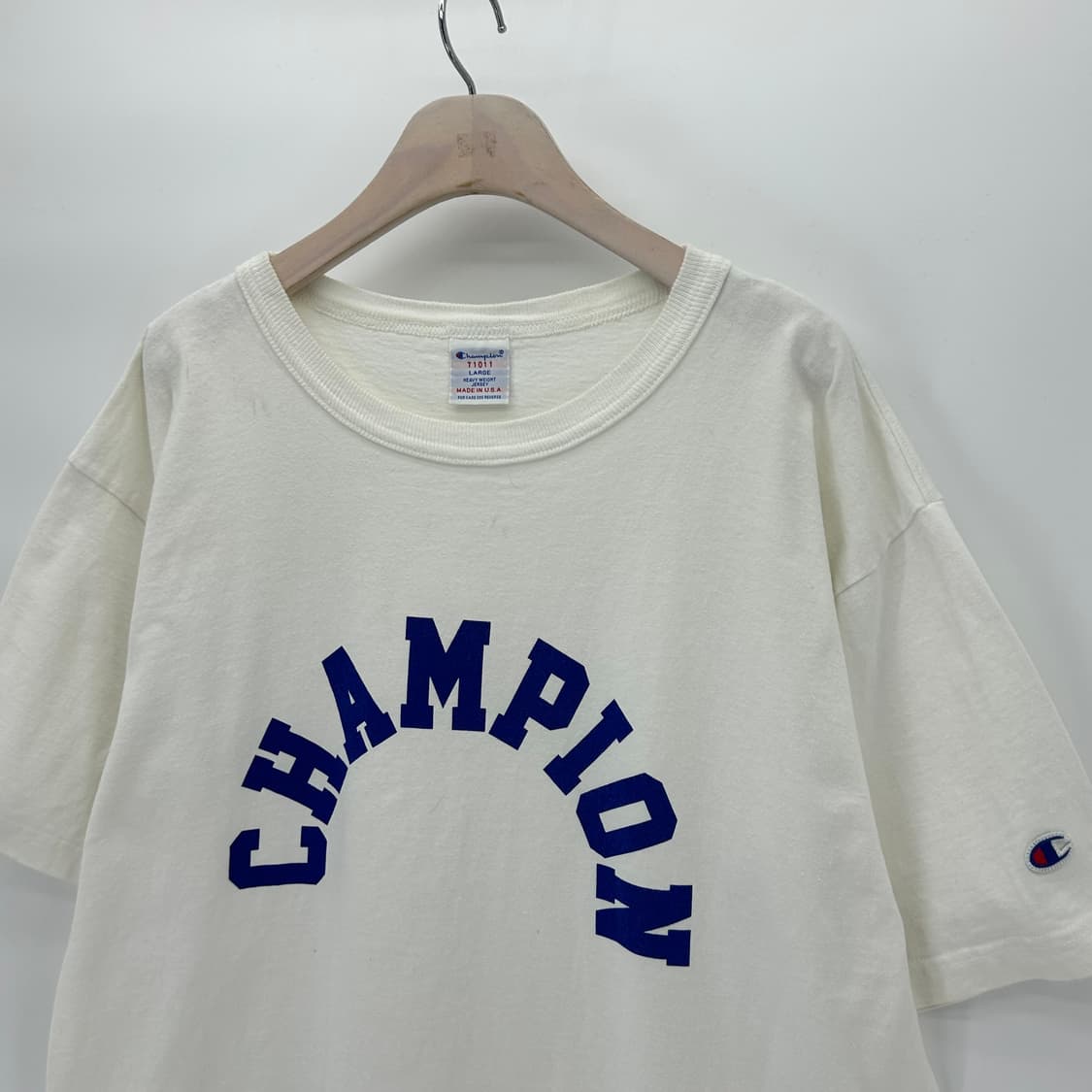 [Champion] 챔피온 T1011 리버스위브 레터링 반팔티셔츠 상품이미지2