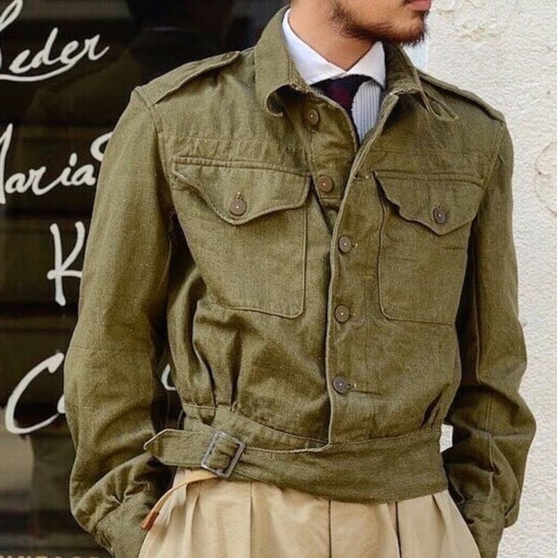 52s british green denim battle dress 상품이미지1