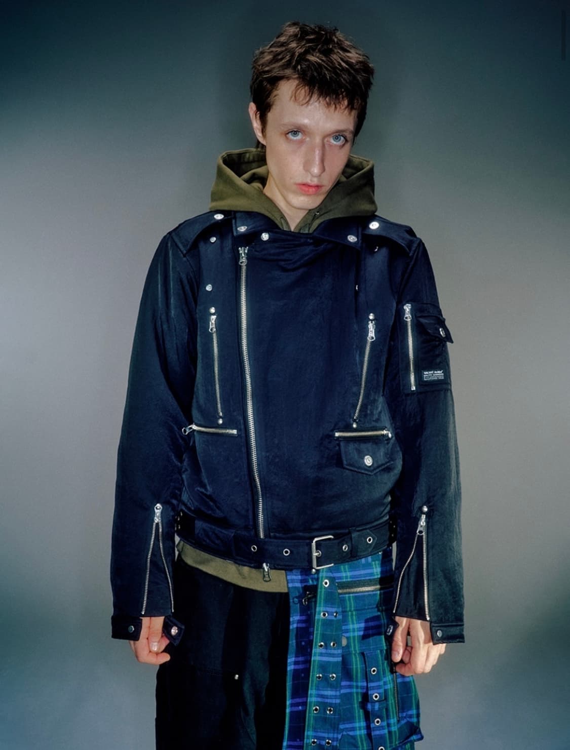 베이컨트 아카이브 패디드 라이더 자켓 블랙 L 상품이미지1