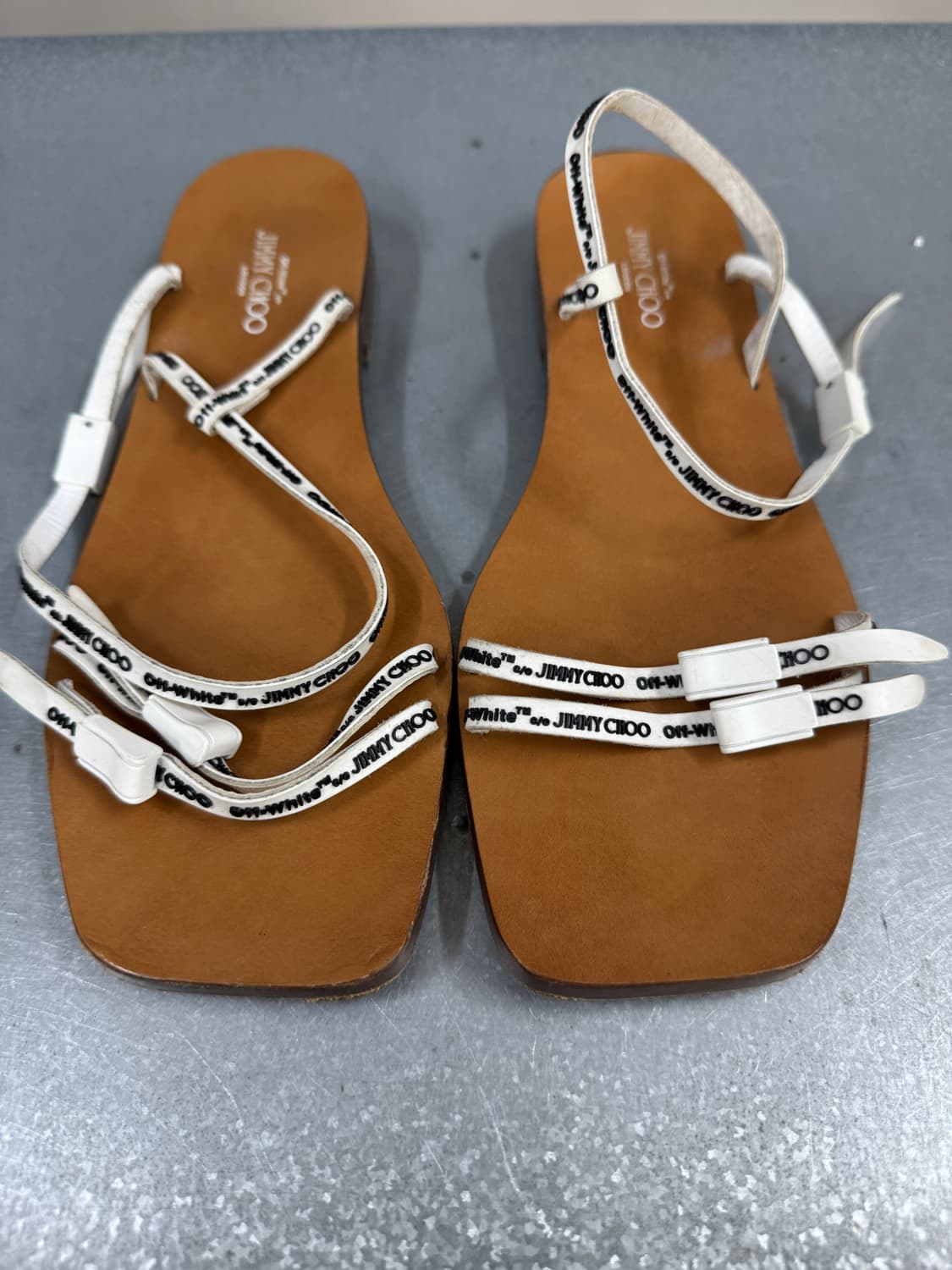 지미추 x 오프화이트 플랫 슈즈 36 상품이미지4