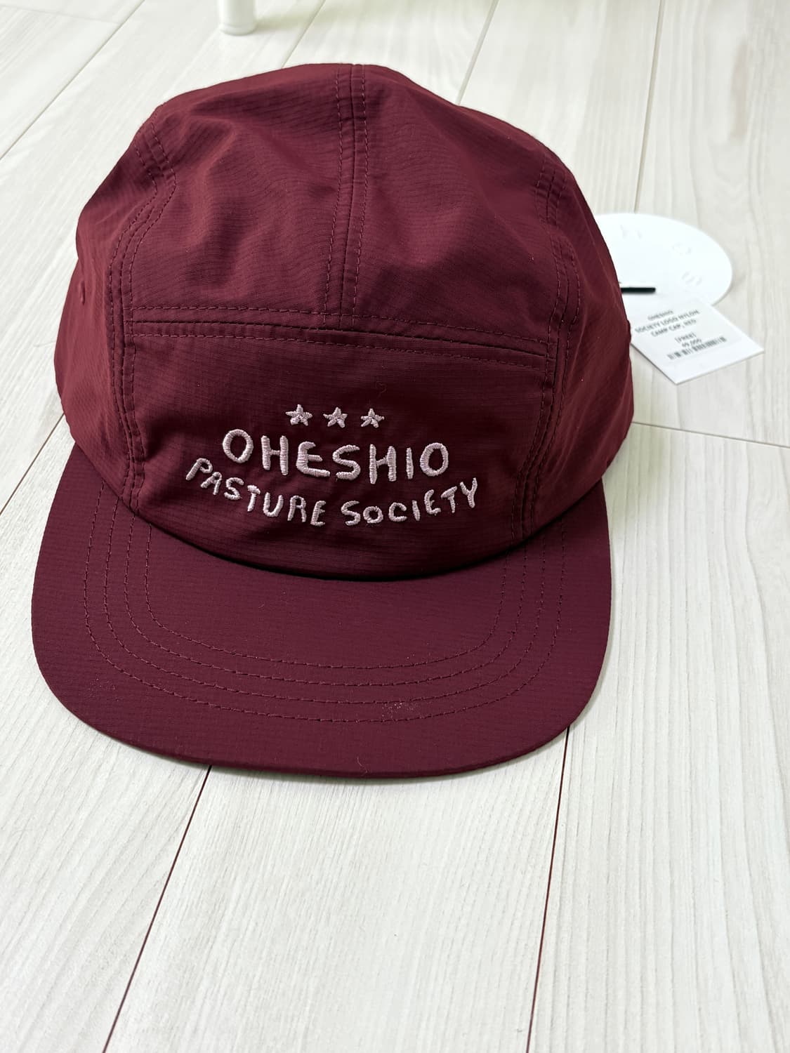 오헤시오 나일론캡 NYLON CAMP CAP, RED 상품이미지5