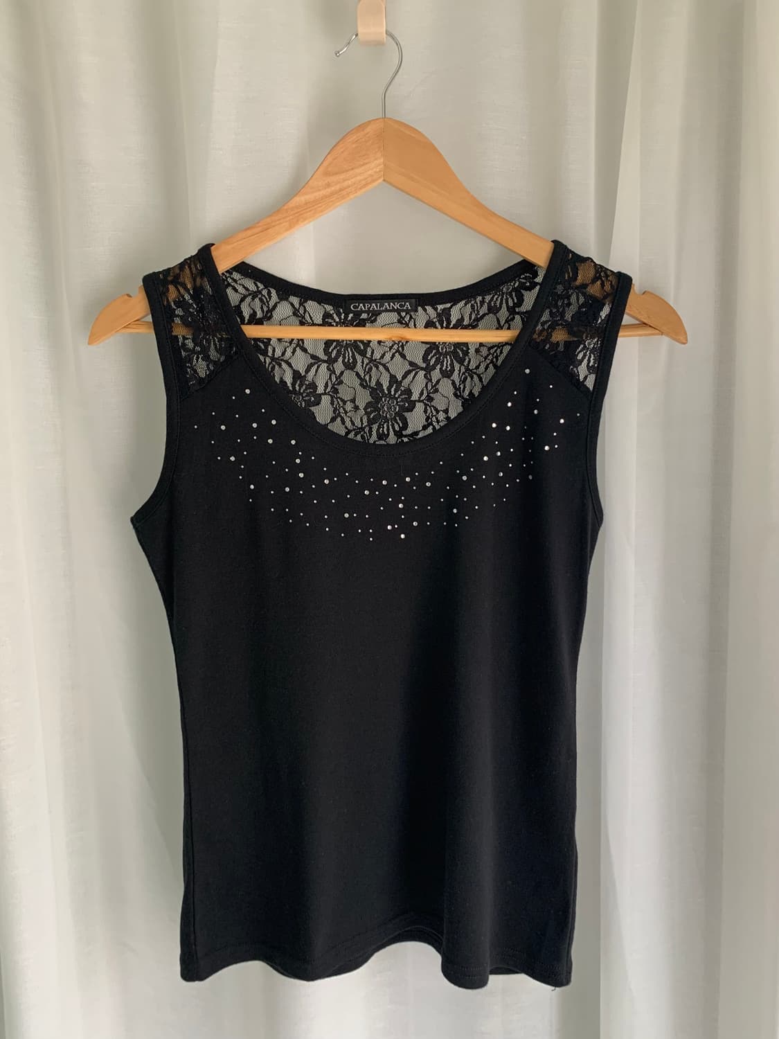 Cubic lace sleeveless 상품이미지1