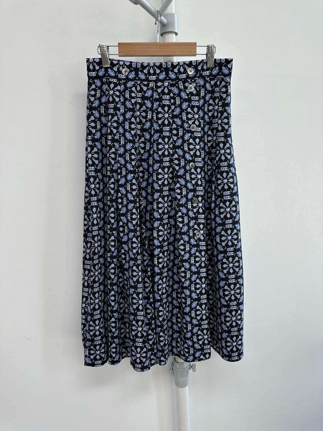 폴스미스 패턴 플리츠 랩스커트 상품이미지2