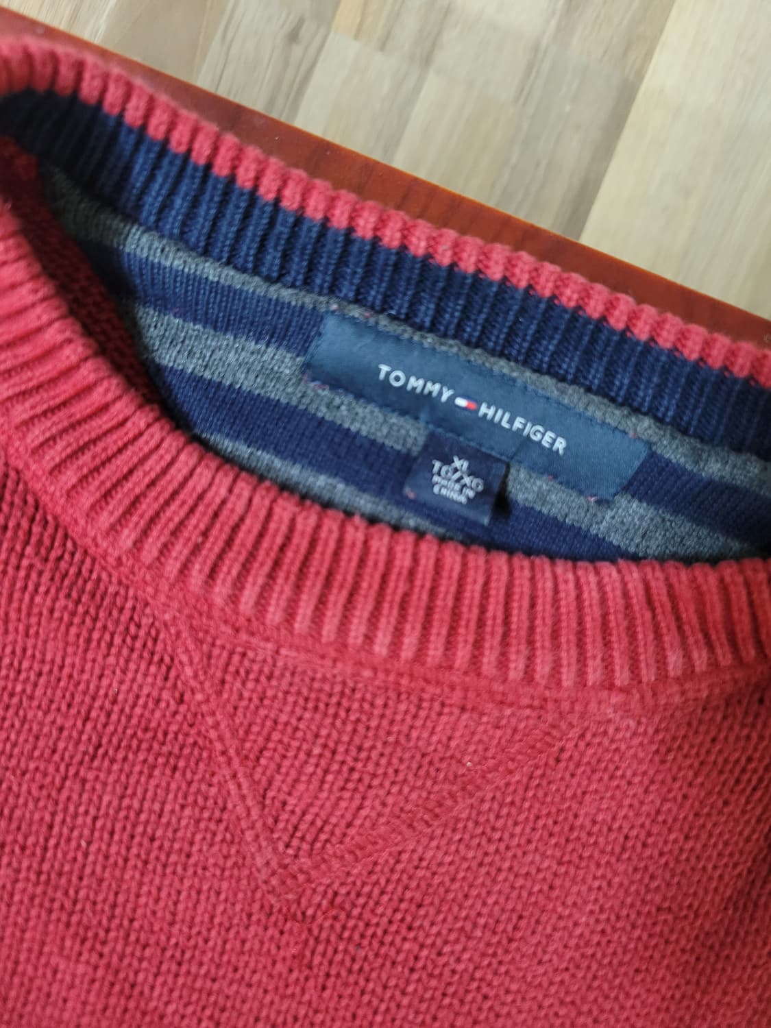 빈티지 타미힐피거 베이직 니트 상품이미지3