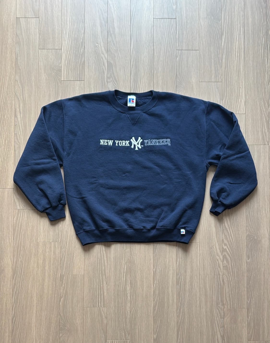 90s 러셀 애슬레틱 양키스 스웻셔츠 상품이미지1