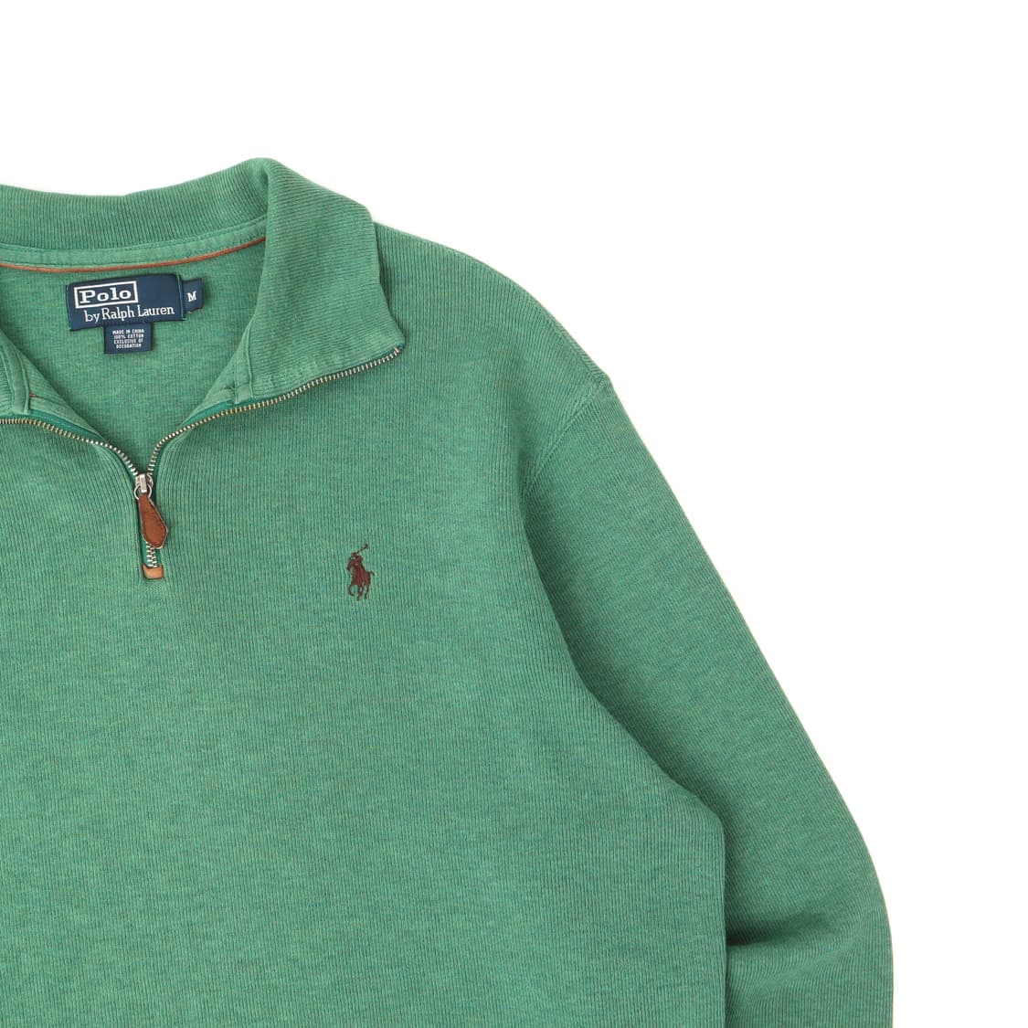폴로 랄프로렌 그린 하프집업 코튼 니트 상품이미지3