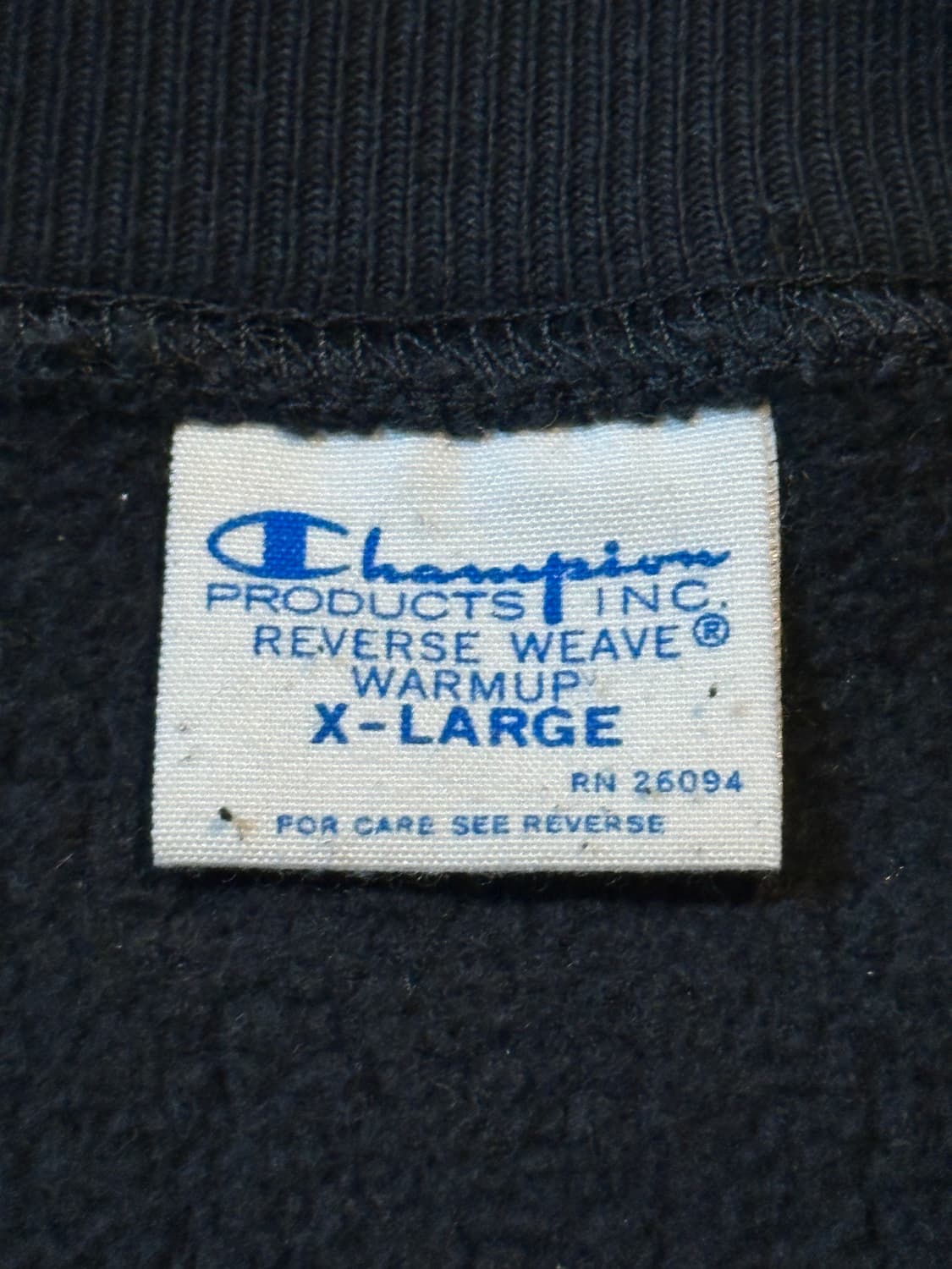 매장판) 챔피온 CHAMPION 리버스위브 맨투맨 블랙 상품이미지4