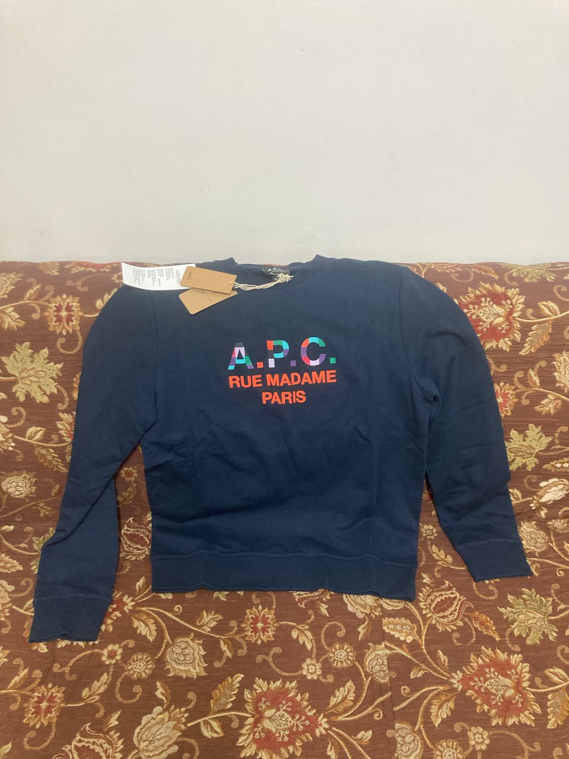 아페쎄 스웻셔츠 네이비  상품이미지2