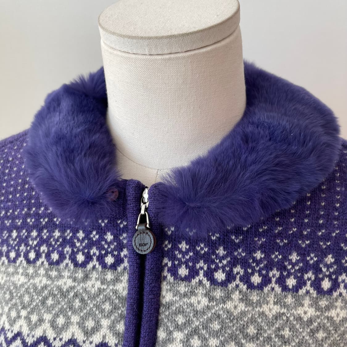 SGF 슈페리어 토끼털 여성 방풍 울니트 100 상품이미지3