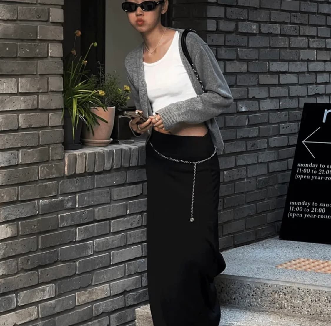 김미 져지 맥시 롱스커트 상품이미지2