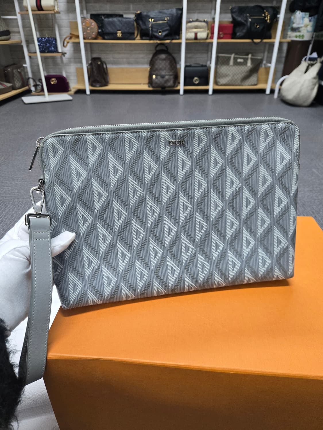 [특가][정품] 디올 다이아몬드 클러치백 상품이미지1