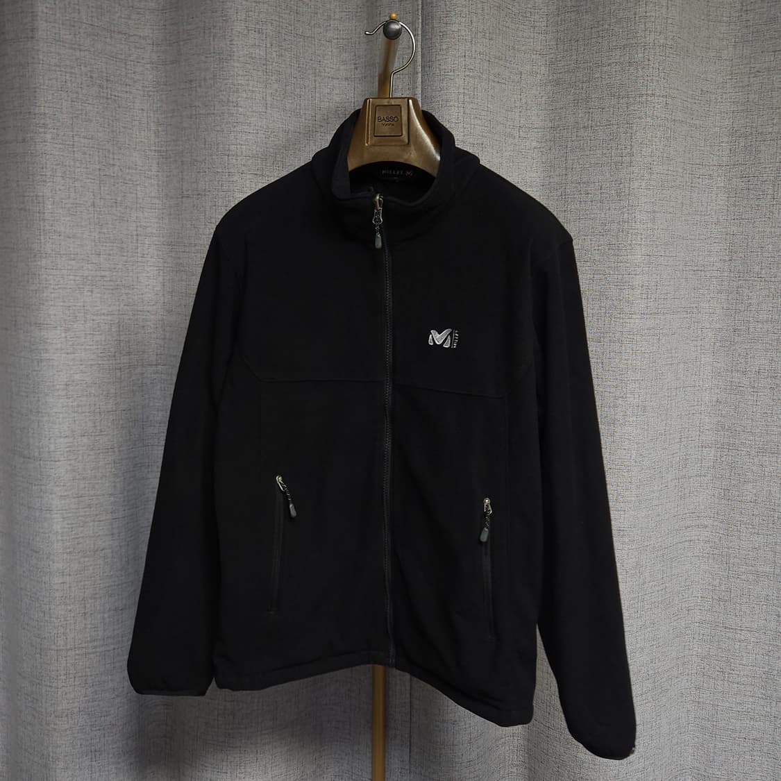 95-100 ) 밀레 남성 내피겸용 후리스 자켓 블랙 상품이미지1