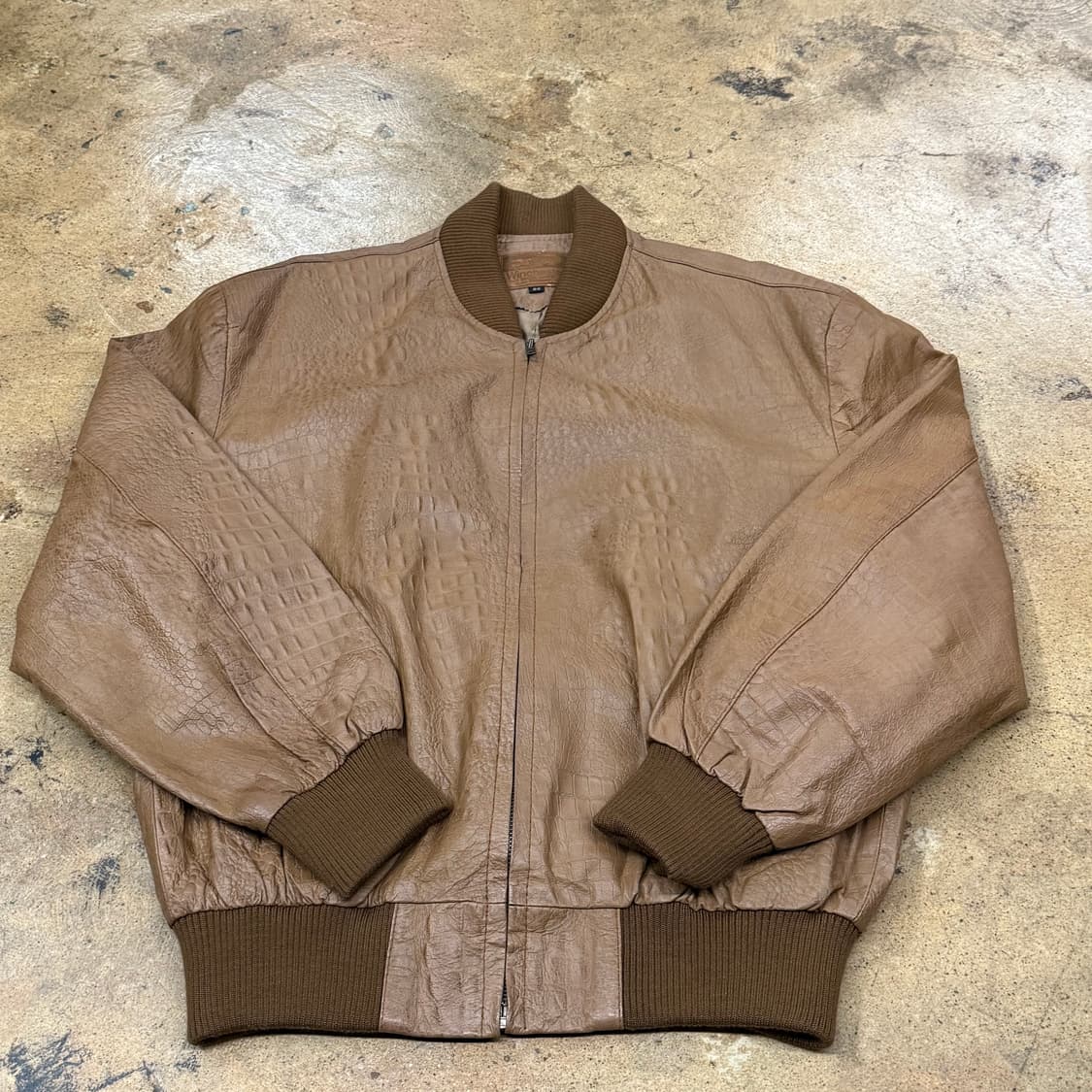 [정품] winchester 브라운 가죽 봄버 자켓 b10 상품이미지2