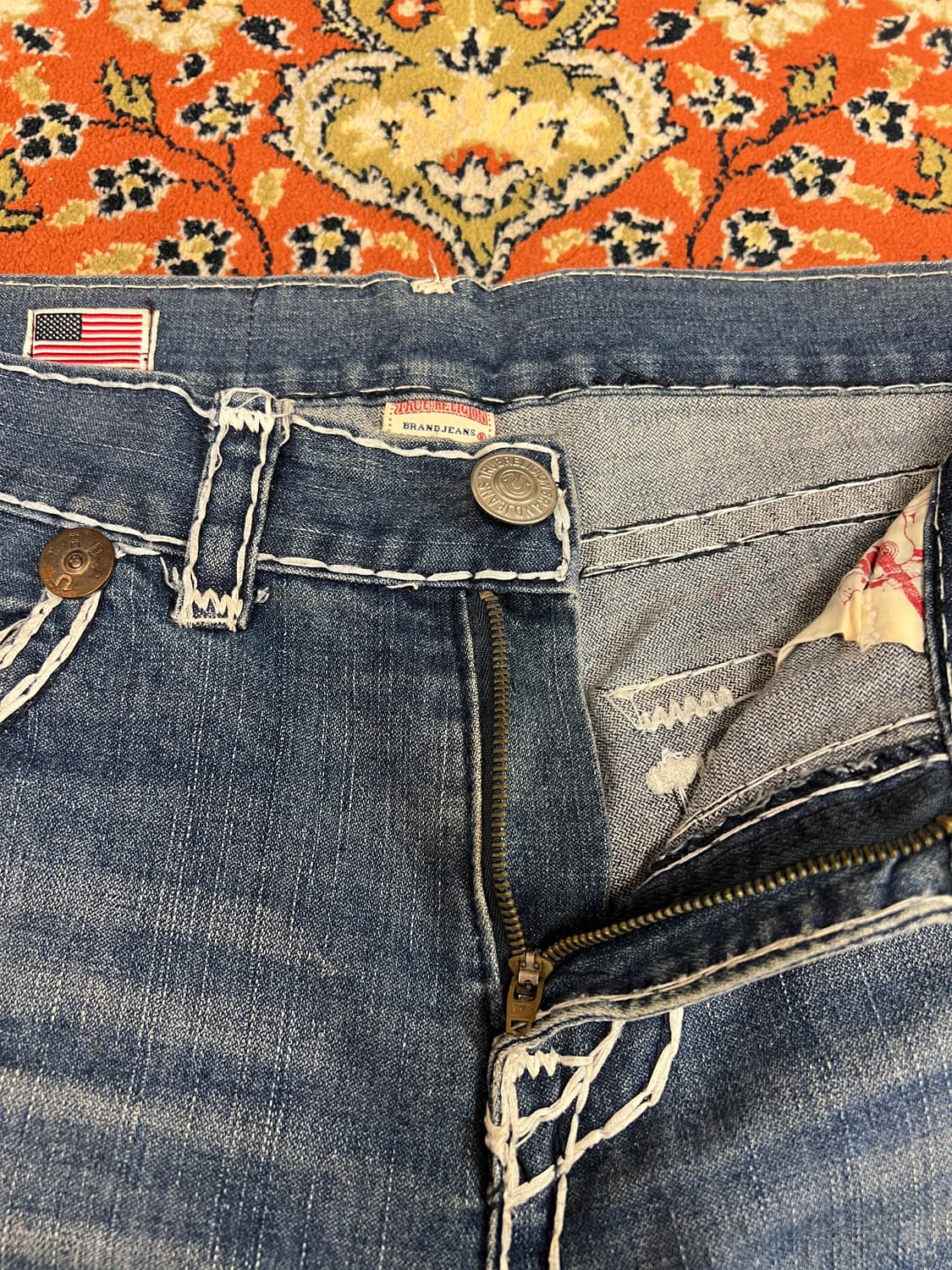 [36] 트루릴리전 빌리 슈퍼티 데님 팬츠 상품이미지4