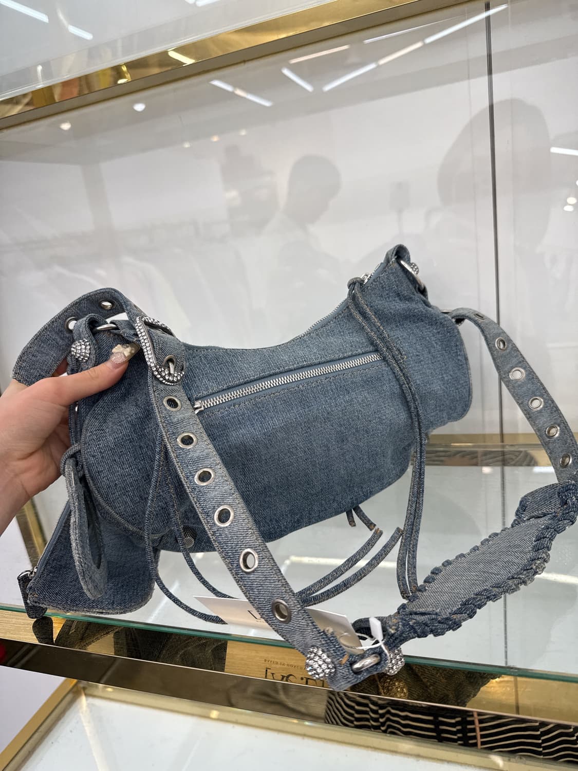 발렌시아가 르카골 데님 라인 스톤 스몰 사이즈 (정품) 상품이미지3