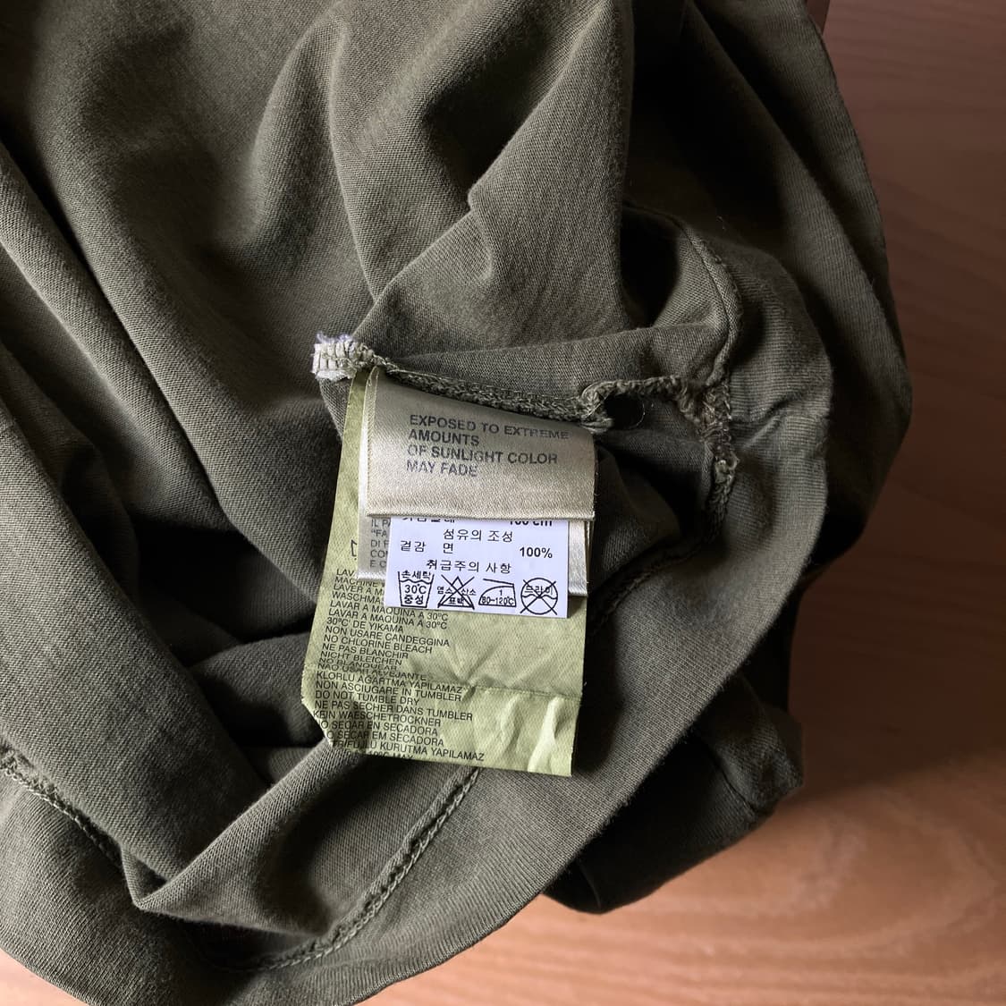 Diesel garment dyeing t-shirt 상품이미지5