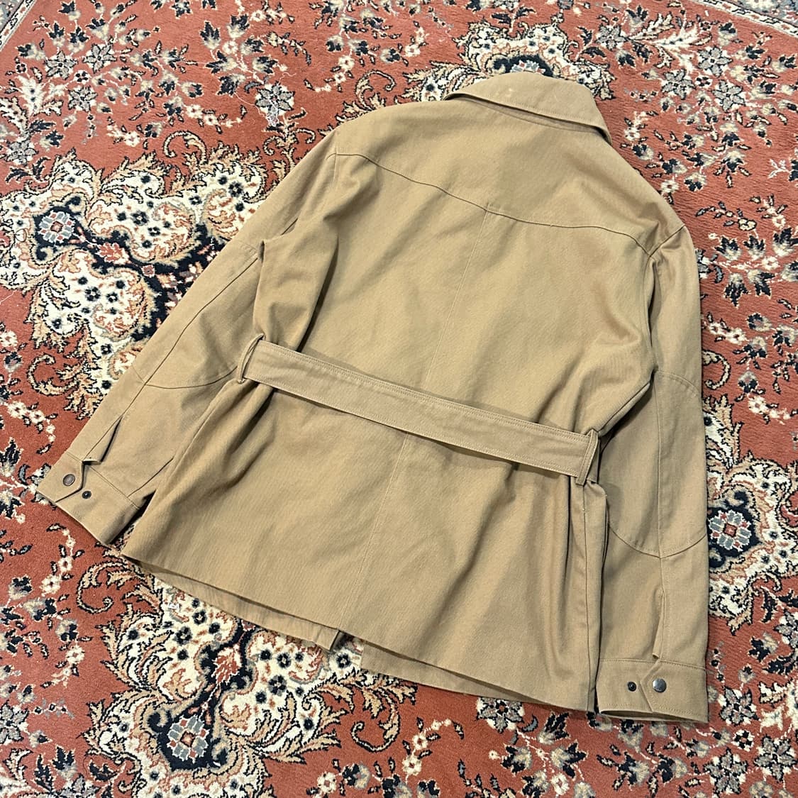 Lohnt 론트 사파리 헌팅 필드 자켓 베이지 (M-L) 상품이미지4