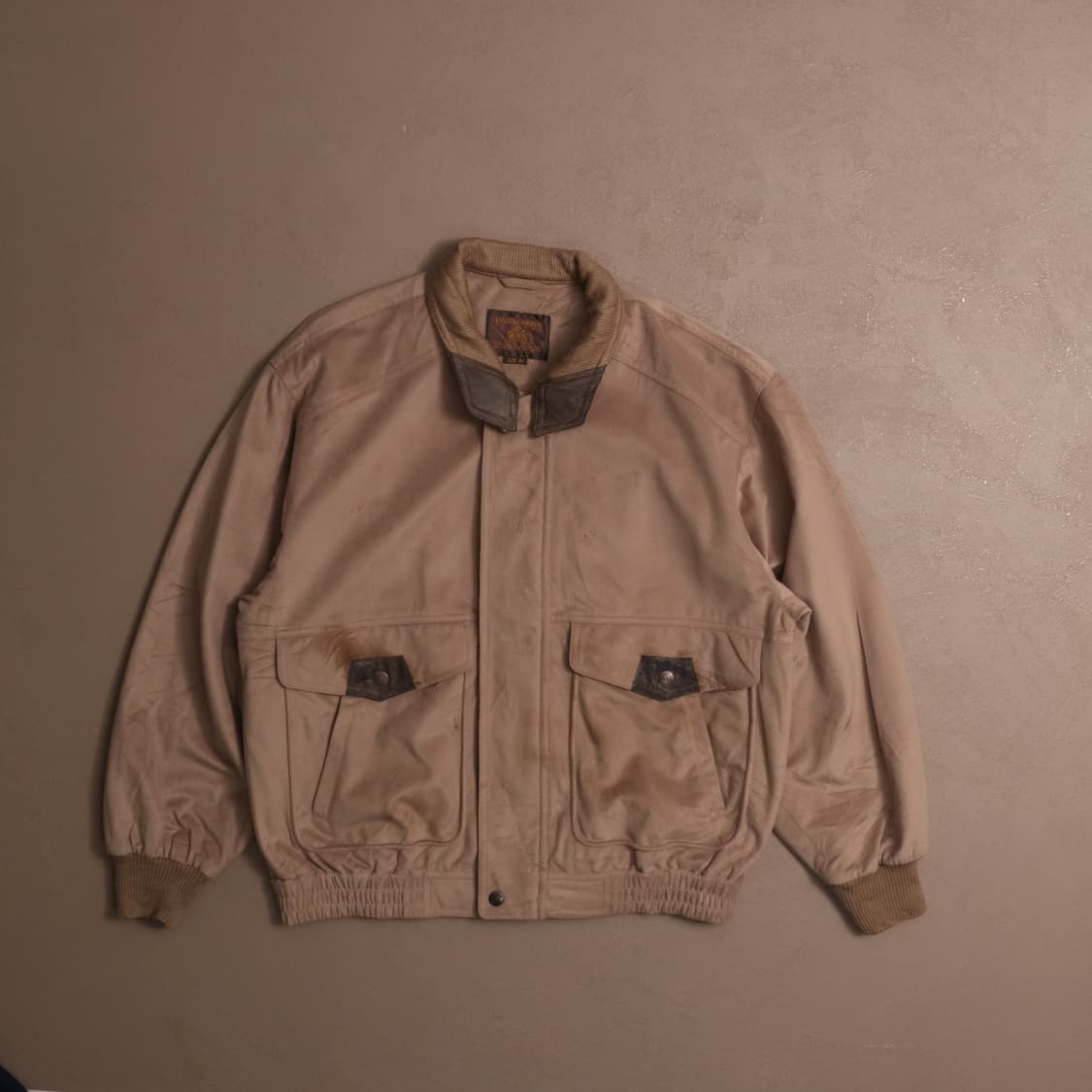 90's 일본빈티지 블루종 봄버자켓 A1536 상품이미지1