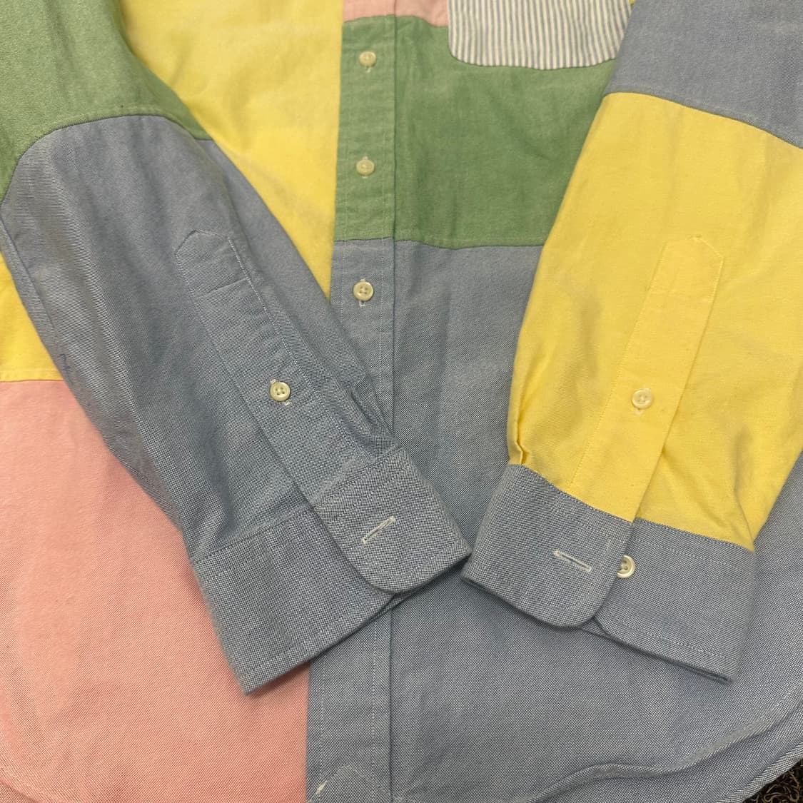 POLO 폴로 랄프로렌 신상 멀티컬러 셔츠 클래식핏 M 상품이미지5