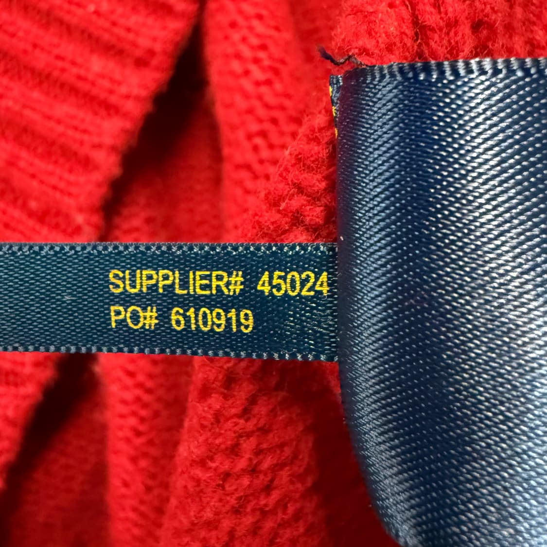 폴로 랄프로렌 빅포니 레드 니트 집업  상품이미지7