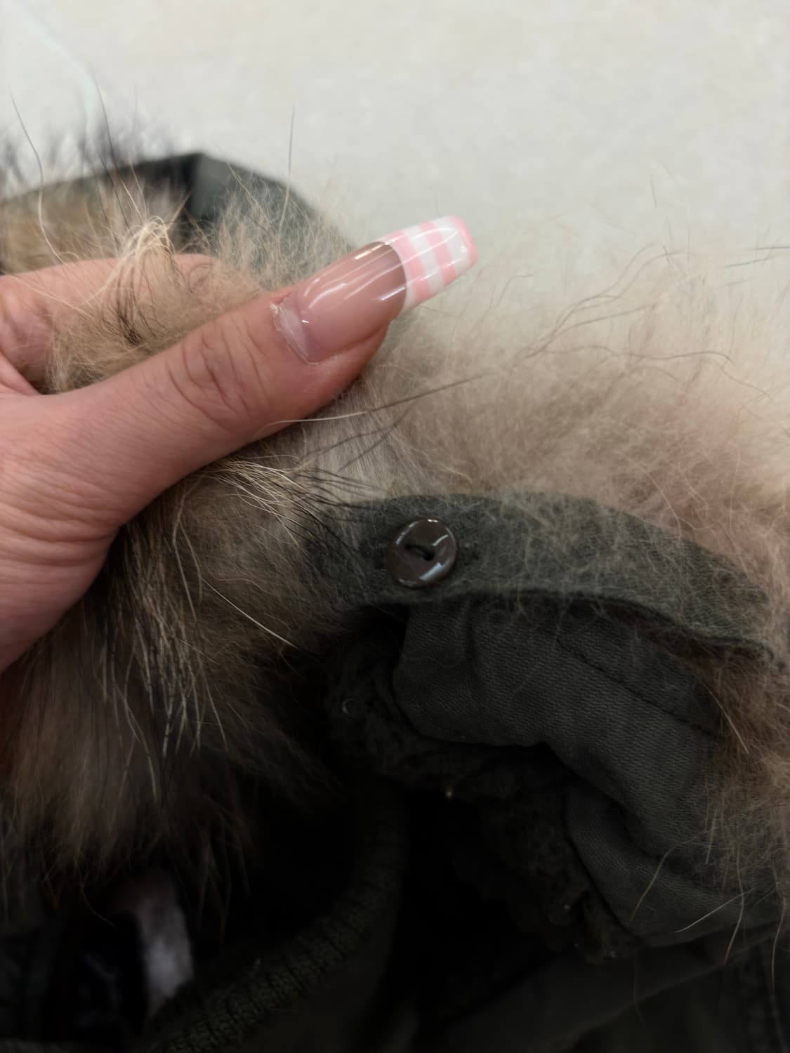 카키 퍼 점퍼 상품이미지7