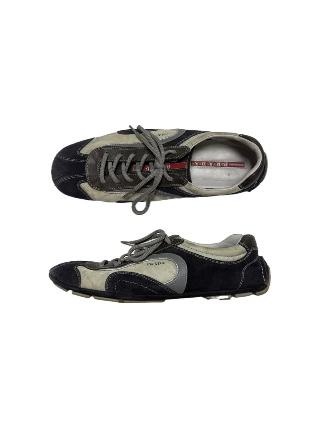 프라다 몬테카를로 스니커즈 플랫슈즈 uk8 상품이미지1