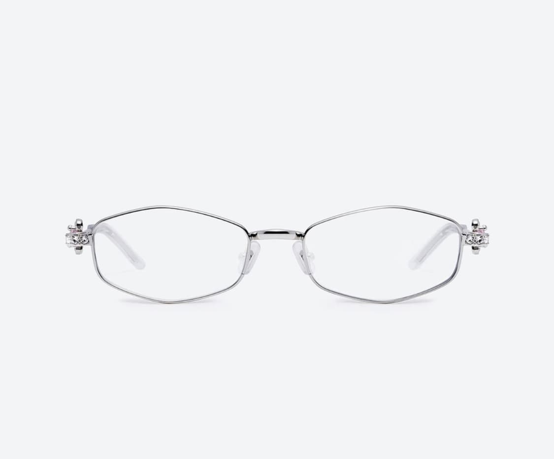 젠틀몬스터 젠몬 글림 02 실버 클리어 제니 안경 상품이미지1