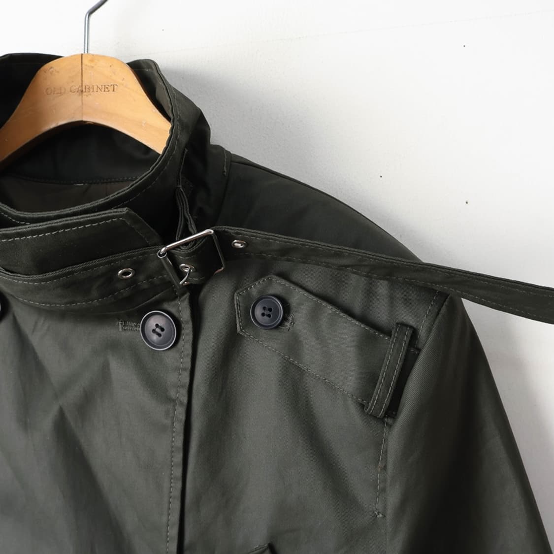 55/자라 크롭 왁스 트렌치코트 상품이미지3