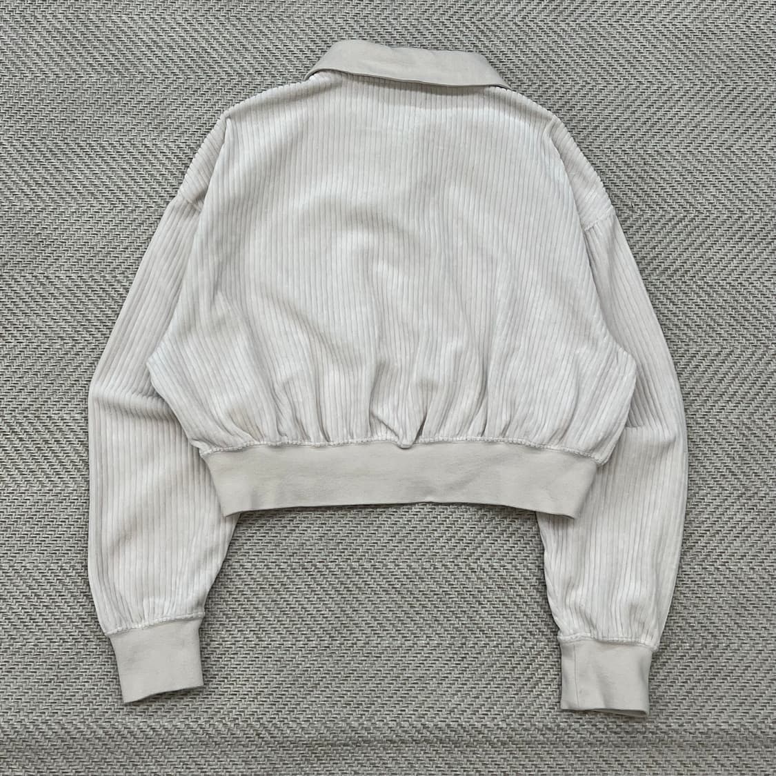 나이키 크롭 코듀로이 반집업 맨투맨 r3144 상품이미지2