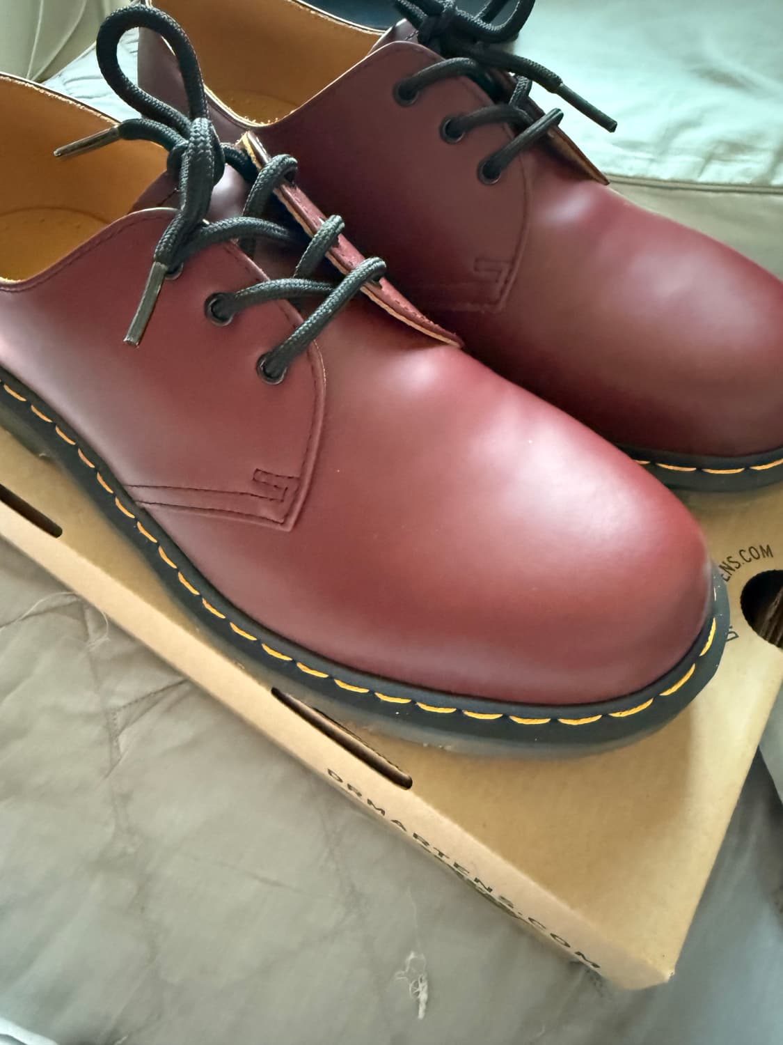 닥터마틴 1461 체리레드 270 새상품 상품이미지3