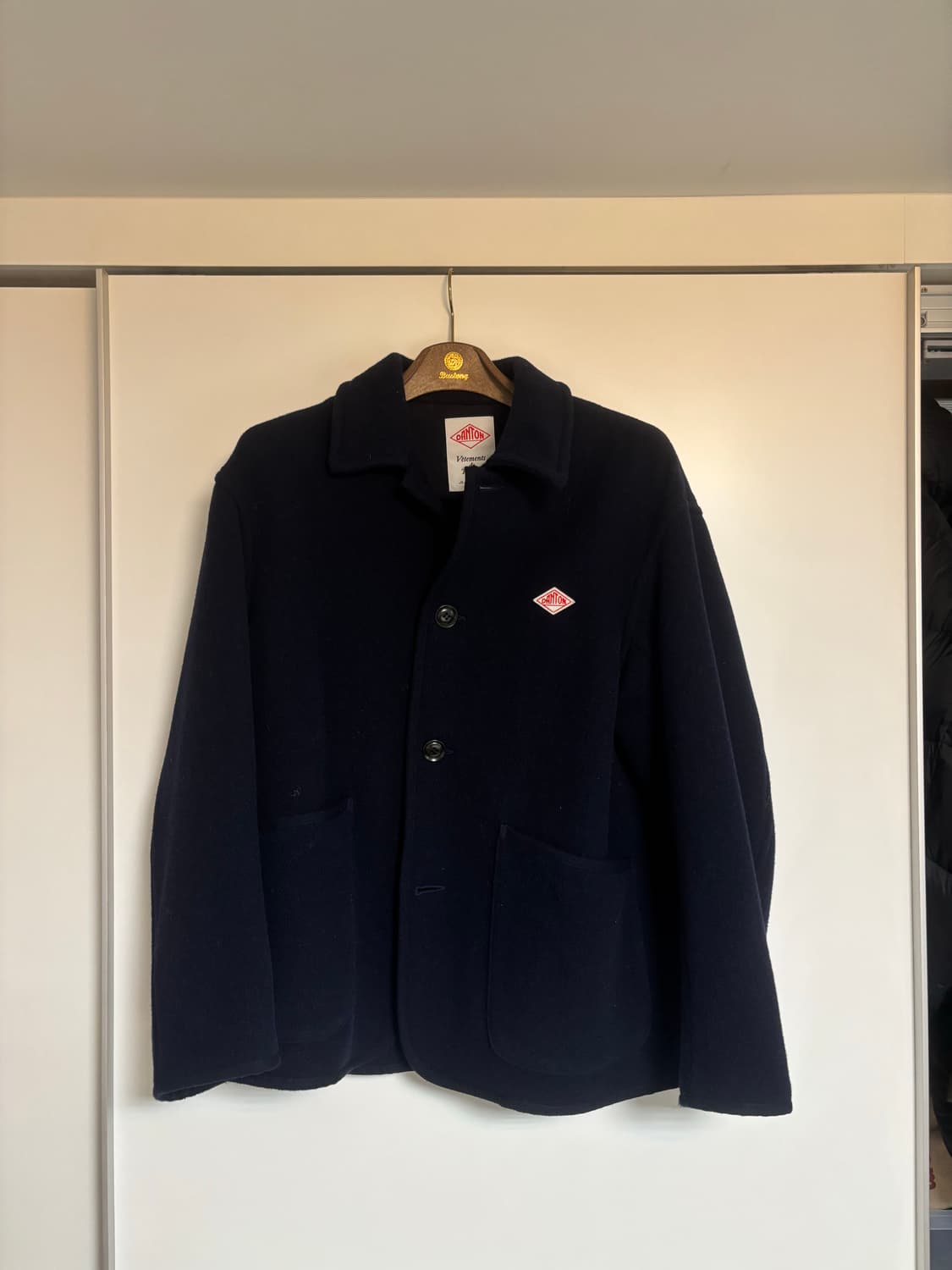 단톤 커버올 울자켓(네이비 42) 상품이미지1