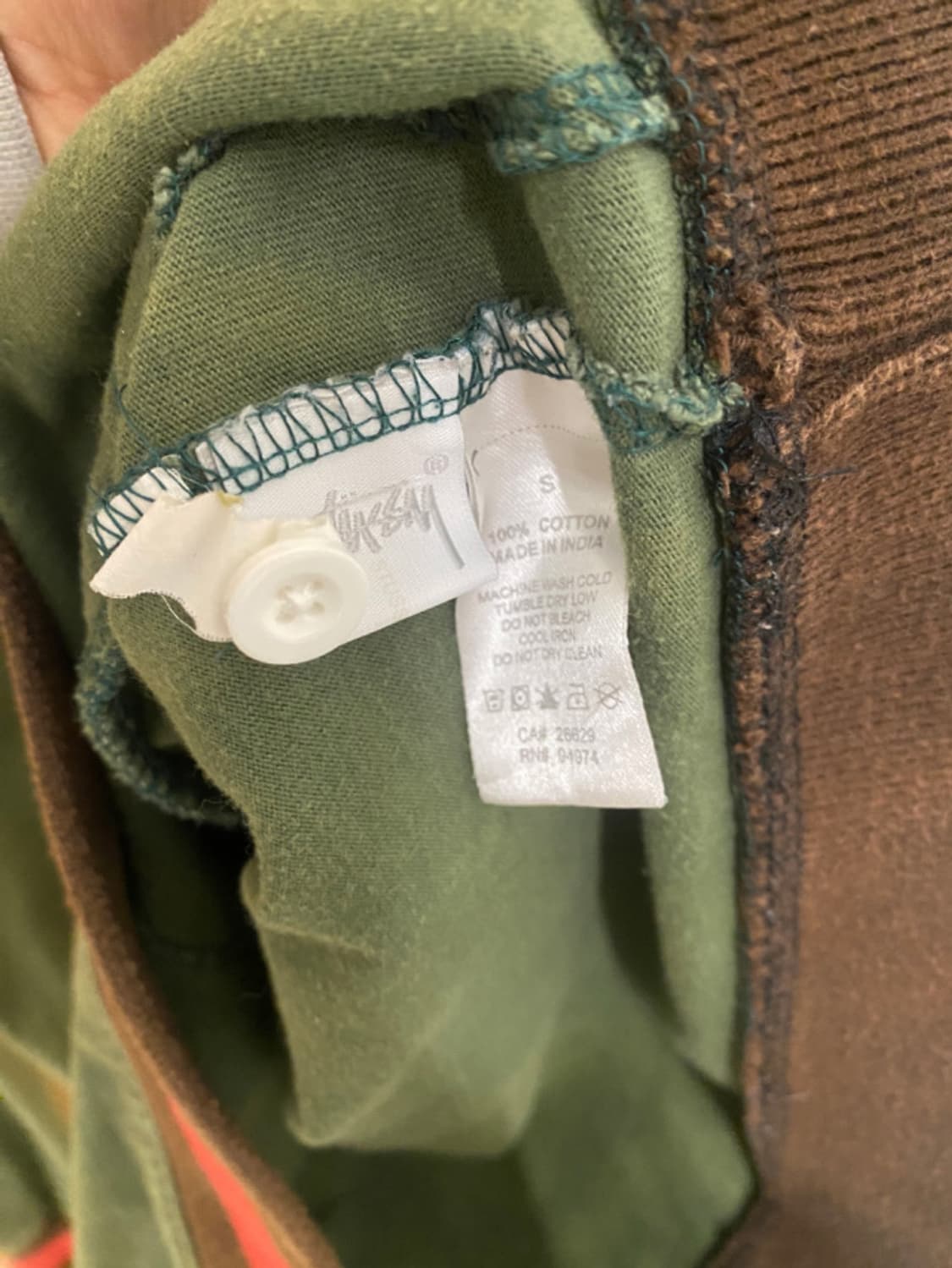 STUSSY bleach washed collar t-shirts 스투시 상품이미지8