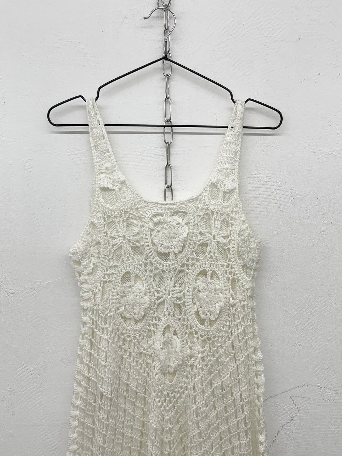 화이트페어리 디테일 크로셰 탑 상품이미지5