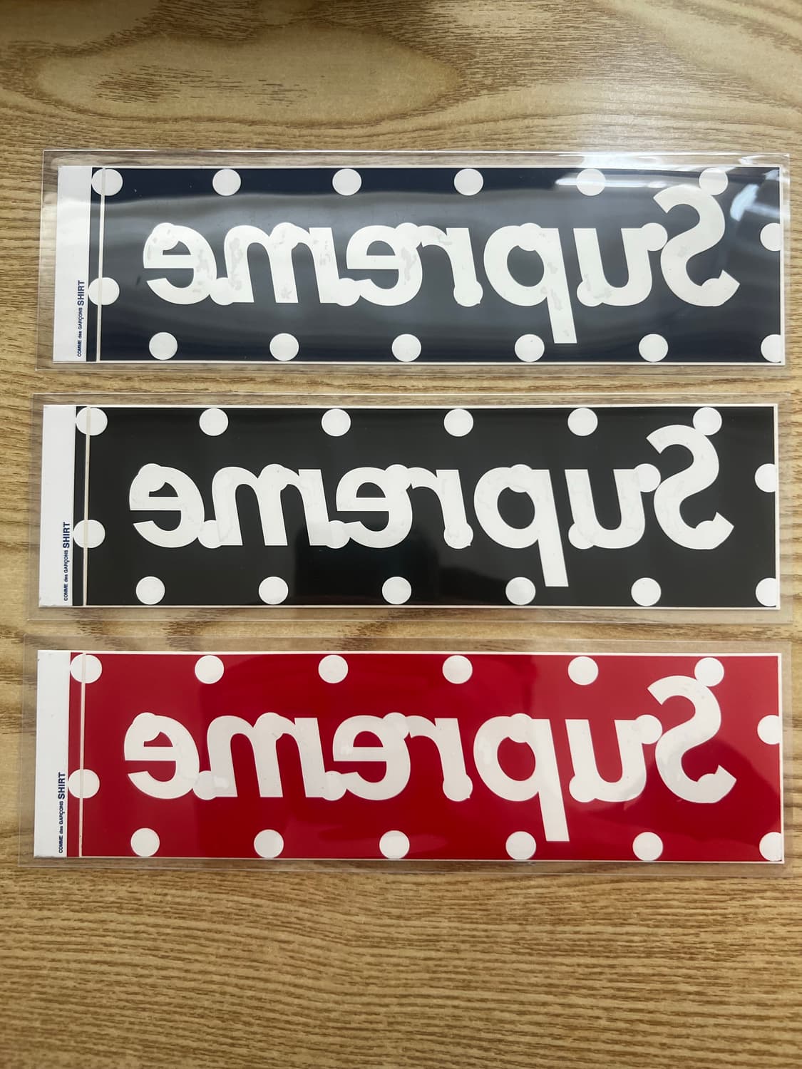 슈프림 cdg 스티커 세트 상품이미지1