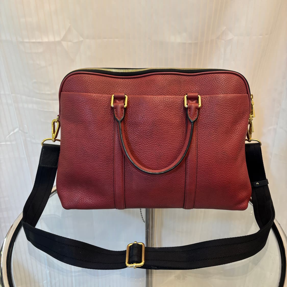 정품 닥스 가죽 브리프케이스 토트백     상품이미지5