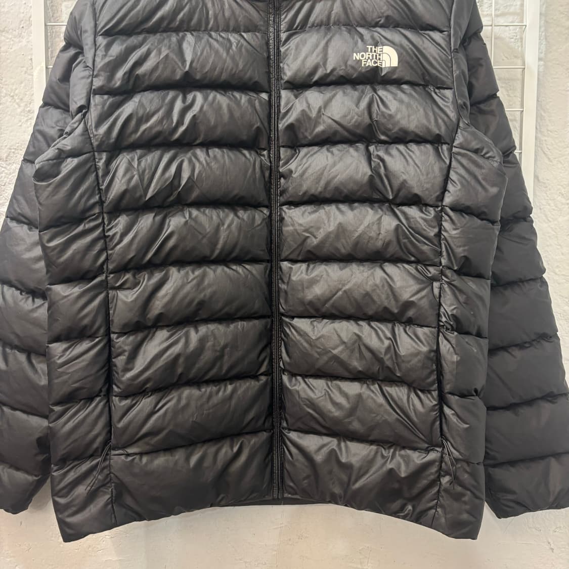 노스페이스 블랙 경량패딩 자켓 M 상품이미지4