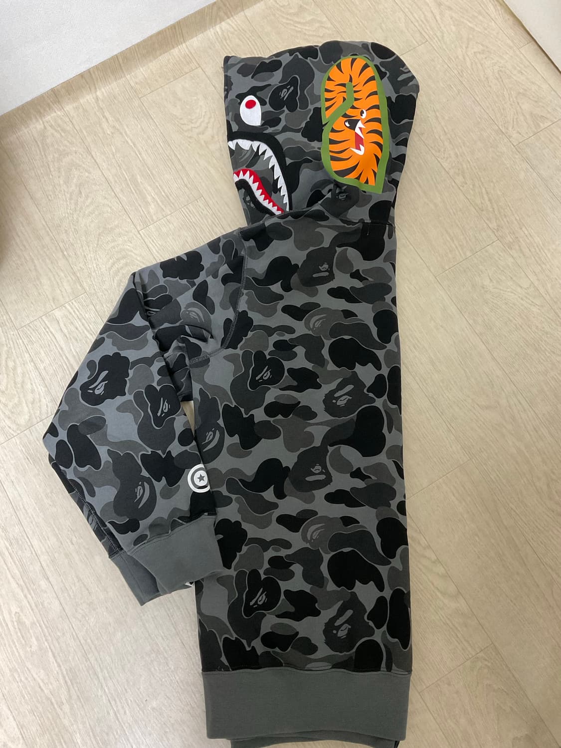 베이프 그레이 후드집업 / XL 상품이미지3