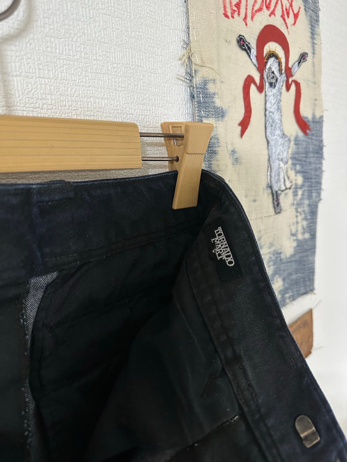 토네이도마트 버튼 플라이 다크 인디고 부츠컷 데님 팬츠 상품이미지5