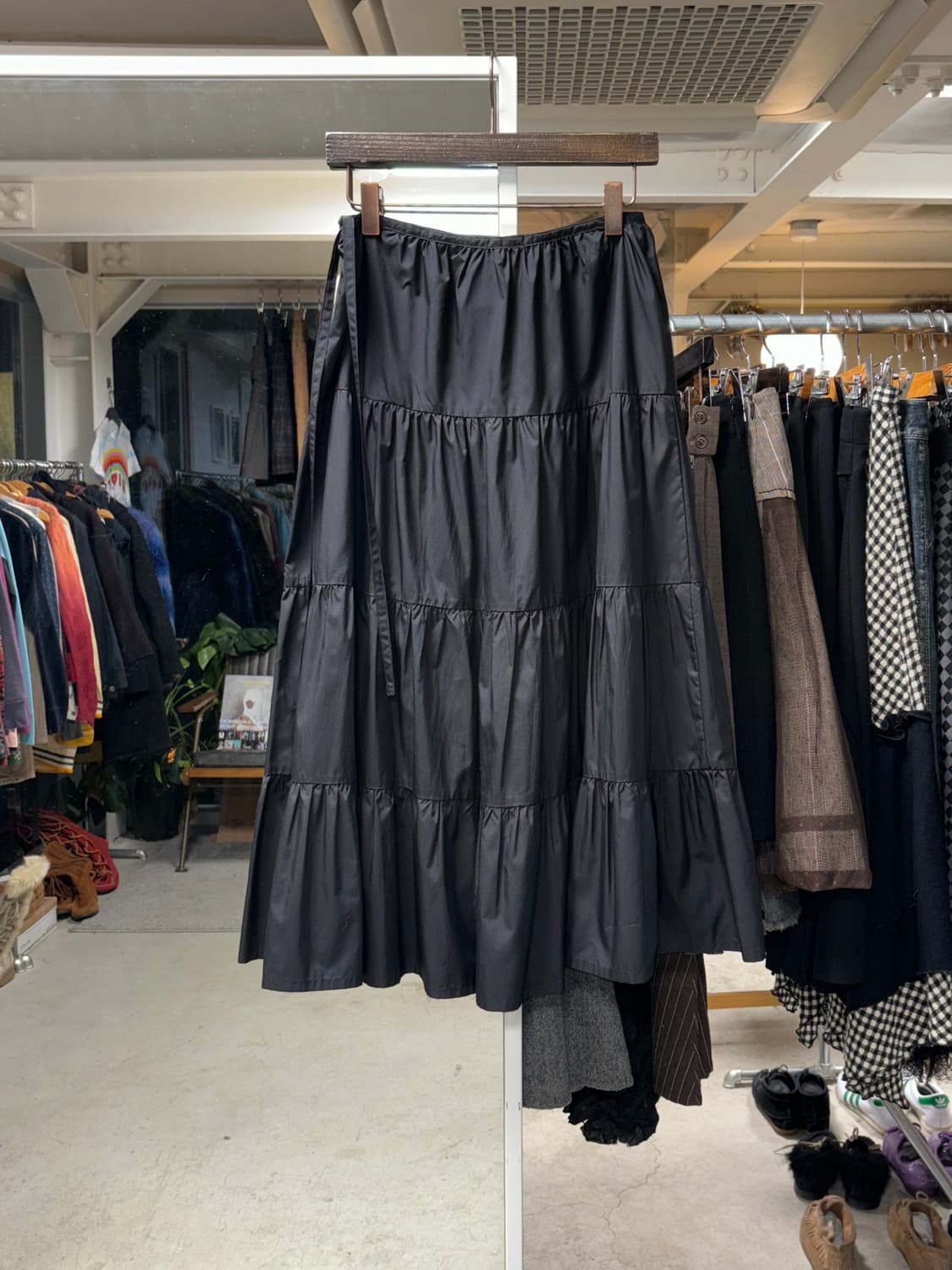 아츠로 타야마 플레어 폴리 스커트 상품이미지2