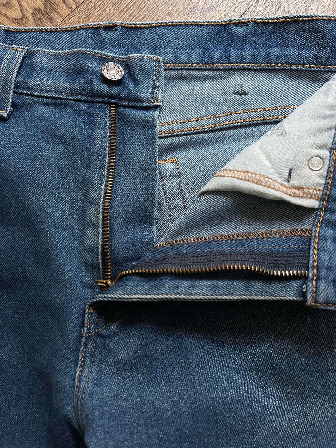 [32]리바이스 517 플레어핏 빈티지 워싱 스트레치 데님 팬츠 L163 상품이미지3